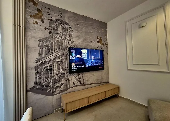 Dalmatian Elegant In The Center